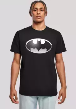 Футболка F4NT4STIC "DC Comics Batman Spot Logo", мужская, товары премиум-класса, стандартного кроя, базовая модель, с принтом, черный