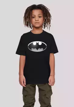Футболка F4NT4STIC "DC Comics Batman Spot Logo", унисекс для детей, товары премиум-класса, для мальчиков, для девочек, с принтом, черный