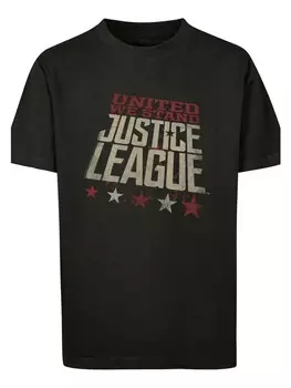 Футболка F4NT4STIC DC Comics Justice League Movie United We Stand, черный