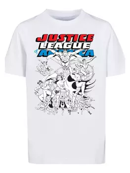 Футболка F4NT4STIC DC Comics Justice League of America, белый