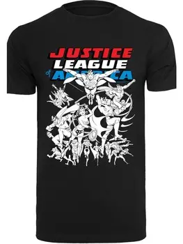 Футболка F4NT4STIC DC Comics Justice League Superhelden, черный