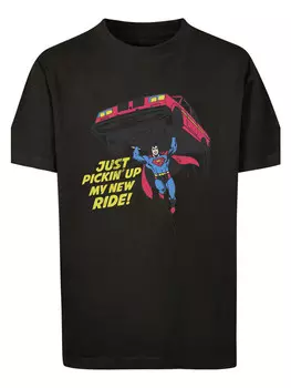 Футболка F4NT4STIC DC Comics Superman New Ride Superheld, черный