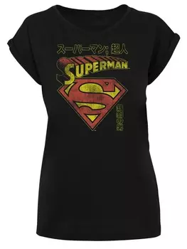 Футболка F4NT4STIC DC Comics Superman Shield, черный