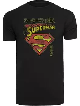Футболка F4NT4STIC DC Comics Superman Shield, черный