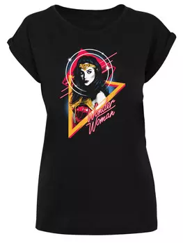 Футболка F4NT4STIC DC Comics Wonder Diana 80s Triangle, черный