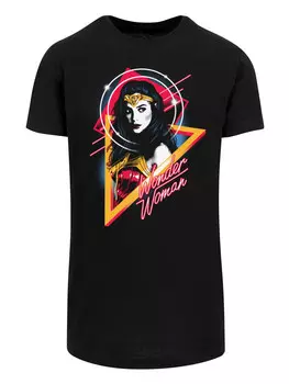 Футболка F4NT4STIC DC Comics Wonder Diana 80s Triangle, черный