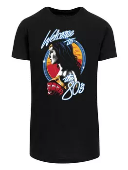 Футболка F4NT4STIC DC Comics Wonder Welcome To The 80s, черный