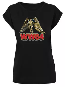 Футболка F4NT4STIC DC Comics Wonder Woman 84 Golden Armour, черный