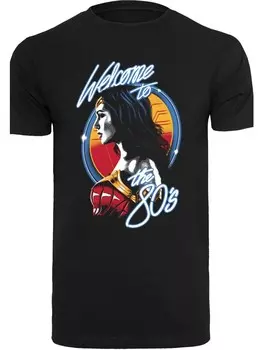 Футболка F4NT4STIC DC Comics Wonder Woman 84 Welcome To The 80s, черный