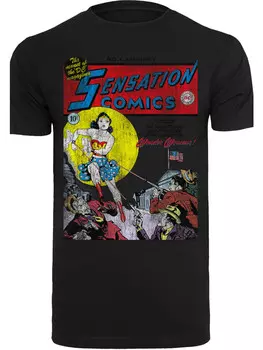 Футболка F4NT4STIC DC Comics Wonder Woman Sensation Comics, черный