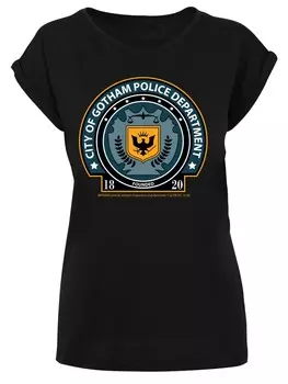 Футболка F4NT4STIC DC Comis Superhelden Batman Gotham Police Dept, черный