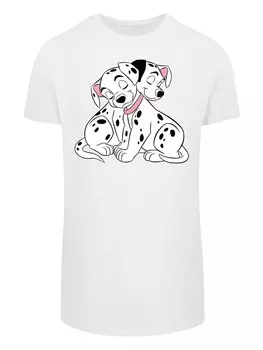 Футболка F4Nt4Stic DISNEY 101 DALMATIANS PUPPY LOVE, белый