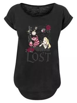Футболка F4Nt4Stic DISNEY ALICE IM WUNDERLAND LOST, черный