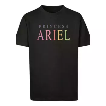 Футболка F4NT4STIC «Disney Arielle Arielle Graphic», принт, черный