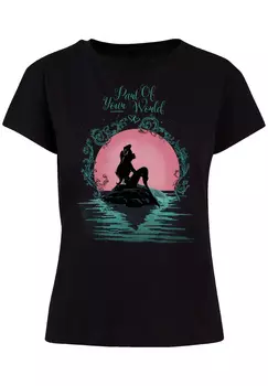 Футболка F4NT4STIC Disney Arielle die Meerjungfrau Part Of Your World, черный