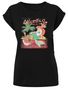 Футболка F4NT4STIC Disney Arielle Greetings From Atlantica, черный