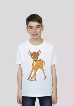 Футболка F4NT4STIC "Disney Bambi Classic Comic", унисекс для детей, товары премиум-класса, для мальчиков, для девочек, с принтом, белый