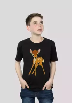 Футболка F4NT4STIC "Disney Bambi Classic Comic", унисекс для детей, товары премиум-класса, для мальчиков, для девочек, с принтом, черный