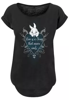 Футболка F4NT4STIC Disney Bambi Klopfer Love Is a Song, черный