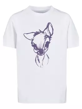 Футболка F4NT4STIC Disney Bambi Mood, белый