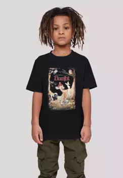 Футболка F4NT4STIC "Disney Bambi Retro Poster", унисекс для детей, товары премиум-класса, для мальчиков, для девочек, с принтом, черный