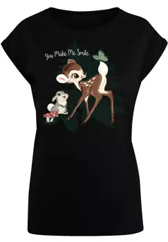 Футболка F4NT4STIC Disney Bambi Smile, черный