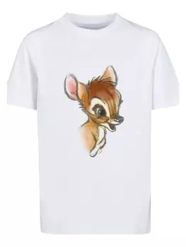 Футболка F4NT4STIC Disney Bambi Zeichnung, белый