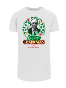 Футболка F4NT4STIC Disney Christmas Vacation Merry Clarkmas, белый