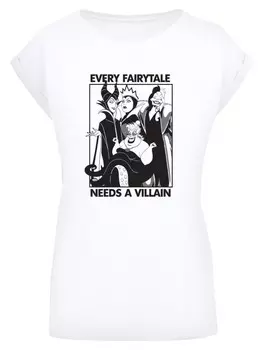 Футболка F4NT4STIC Disney Classic Villains, белый