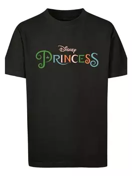 Футболка F4NT4STIC Disney Disney Logo Prinzessin, черный