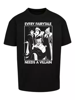 Футболка F4NT4STIC Disney Every Fairy Tale Needs A Villain, черный