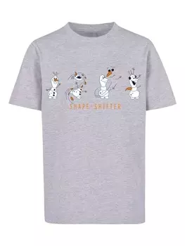 Футболка F4NT4STIC Disney Frozen 2 Olaf Shape Shifter, пестрый серый