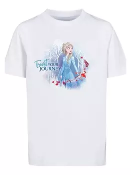 Футболка F4NT4STIC Disney Frozen 2 Trust Your Journey, белый