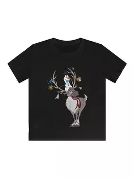 Футболка F4NT4STIC Disney Frozen Sven und Olaf Christmas, черный