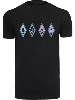 Футболка F4NT4STIC Disney Frozen Symbols, черный