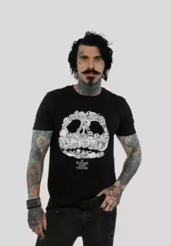 Футболка F4NT4STIC "Disney Jack Skellington Face", принт, черный