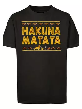 Футболка F4NT4STIC Disney Knig der Lwen Hakuna Matata, черный