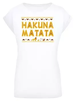 Футболка F4NT4STIC Disney Knig der Lwen Hakuna Matata, белый