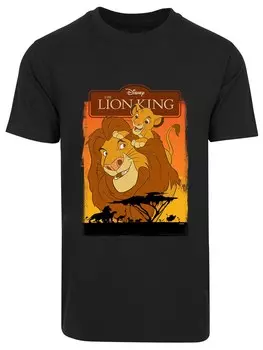 Футболка F4Nt4Stic Disney Knig Der Lwen Simba Und Mufasa, черный