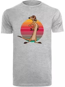 Футболка F4Nt4Stic Disney Knig der Lwen Timon, пестрый серый