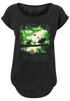 Футболка F4NT4STIC Disney Knig der Lwen Walking Through The Jungle, черный