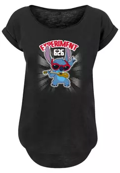 Футболка F4NT4STIC Disney Lilo & Stitch Rockstar, черный