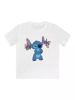 Футболка F4NT4STIC Disney Lilo Stitch Teufel Comic, белый