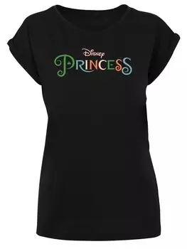 Футболка F4NT4STIC Disney Logo Prinzessin, черный