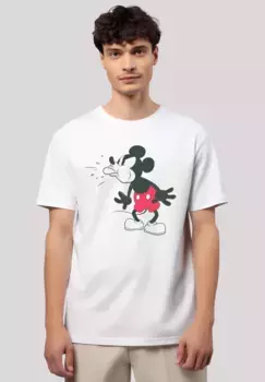 Футболка F4NT4STIC "Disney Mickey Mouse Vintage Retro Cartoon", премиум-качество, белый