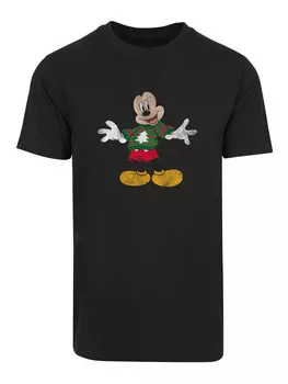 Футболка F4NT4STIC Disney Micky Maus Weihnachten, черный