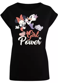 Футболка F4NT4STIC Disney Minnie Maus & Daisy Girl Power, черный