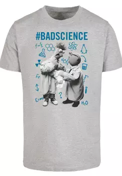Футболка F4NT4STIC Disney Muppets #BadScience, цвет grau meliert