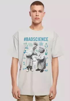 Футболка F4NT4STIC "Disney Muppets #BadScience", премиум качество, цвет Lightasphalt