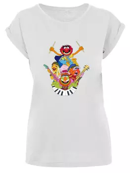 Футболка F4NT4STIC Disney Muppets Dr Teeth and The Electric Mayhem, белый